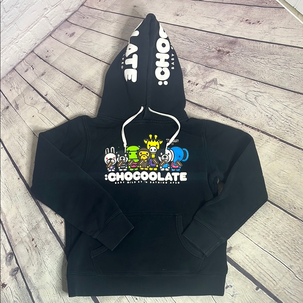 A Bathing Ape Vintage Baby Milo Black Mens Hoodie